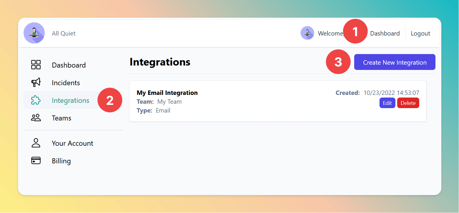 Create All Quiet Integration