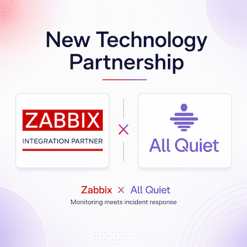 Image All Quiet and Zabbix integration for streamlined incident management