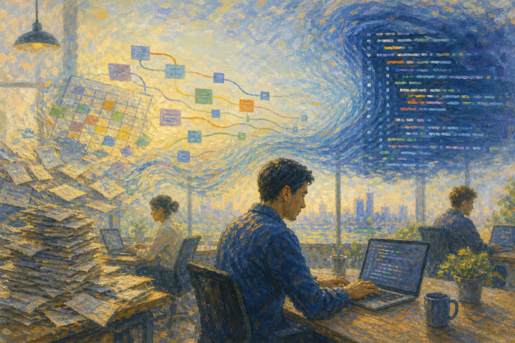 Image Impressionist-style illustration of standalone SRE teams evaluating Opsgenie alternatives beyond Jira Service Management