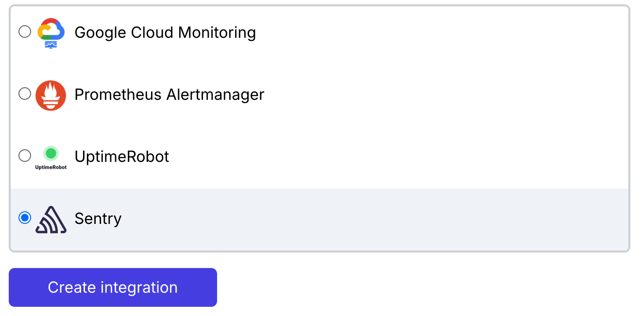 Image Introducing Sentry Integration