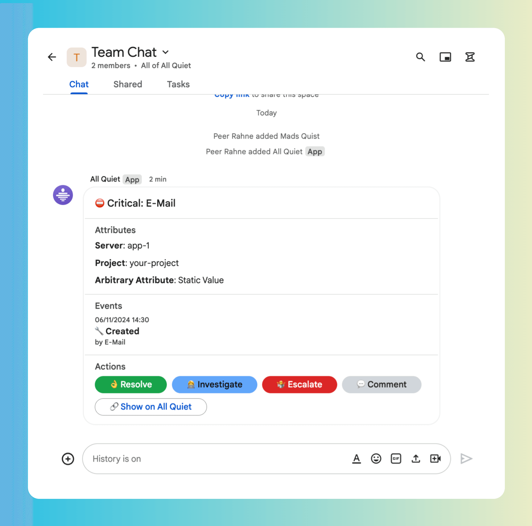 Image Our Google Chat Integration is Here