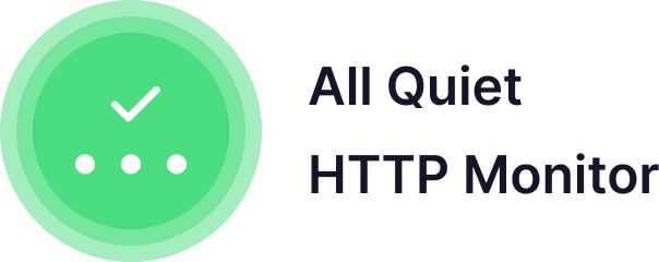 Image New Product: All Quiet Website Monitor