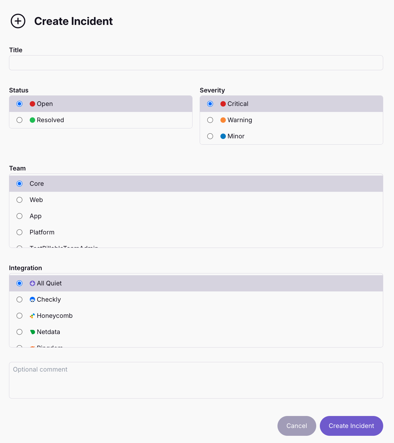 Image 🆕 Manually Create Incidents