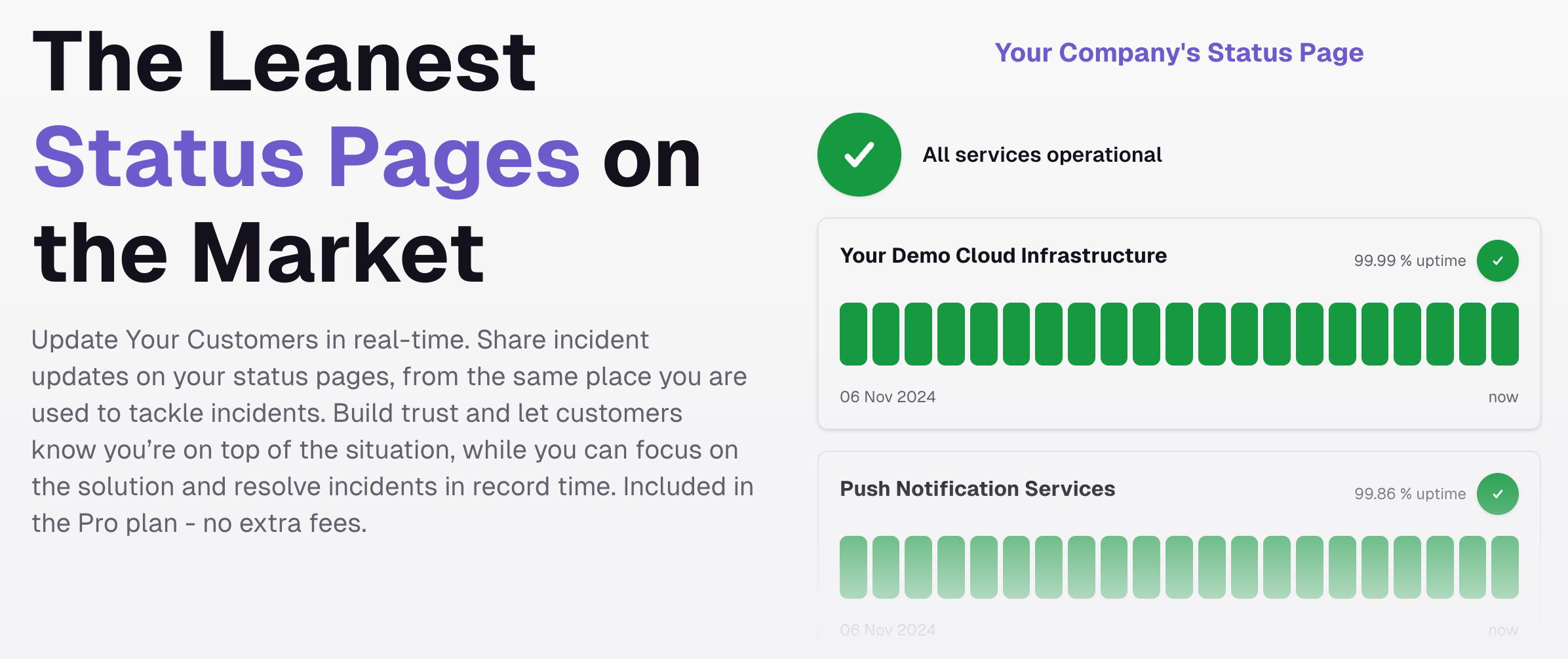 Image 🆕 - Status Pages
