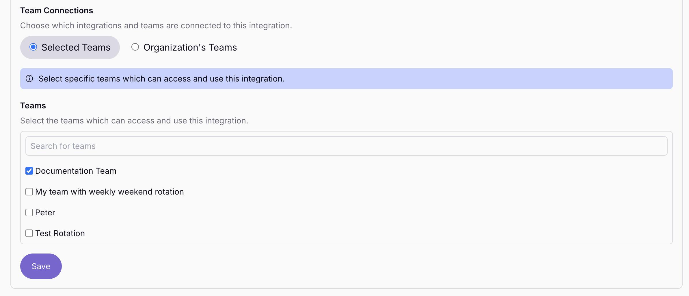 Image Connect one Outbound Rotation with Multiple Teams