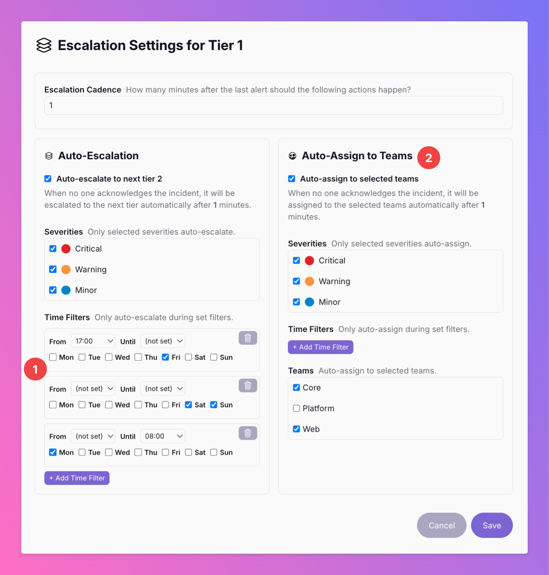 Image Escalations - Filter for Times & Auto-Assign