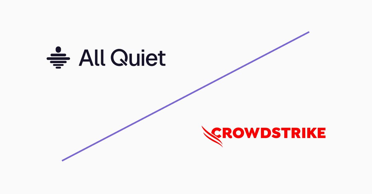 Image 🛡️ New Integration: CrowdStrike + All Quiet 🚨