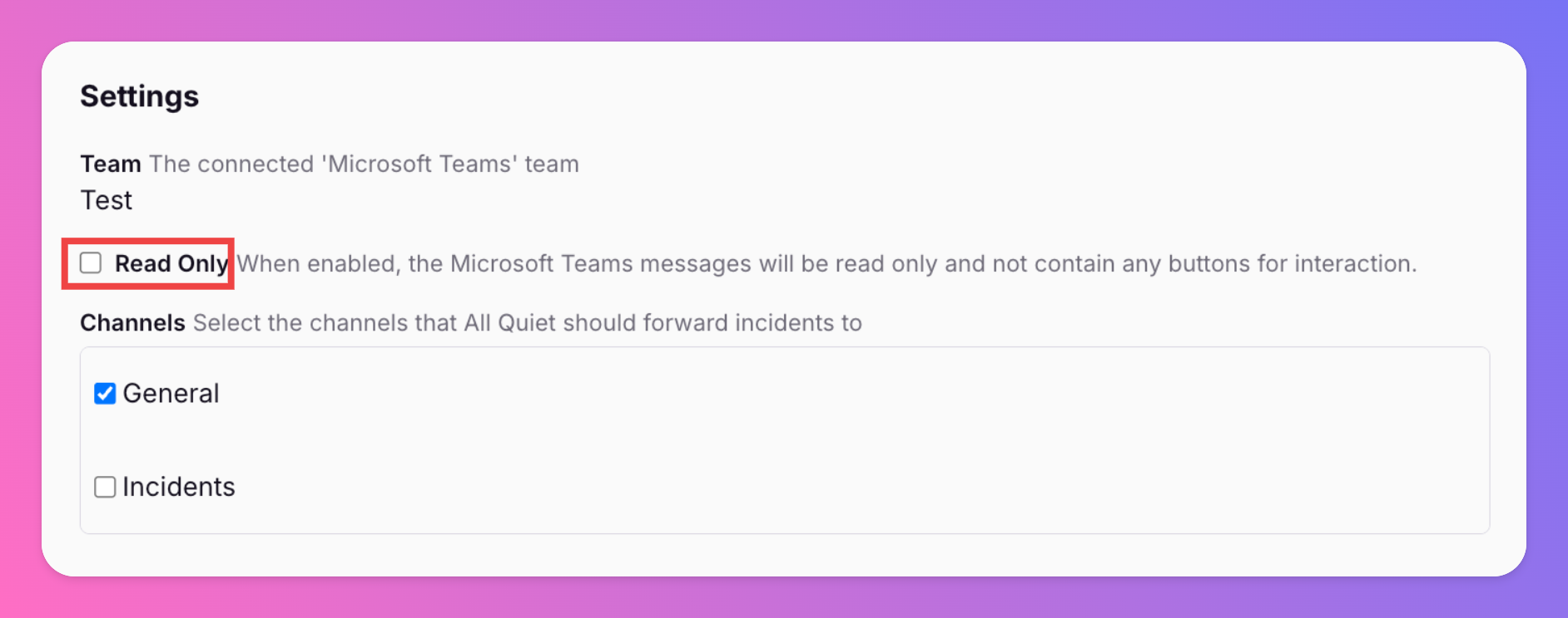 Image Read Only Mode for Microsoft Teams Integration Simplifies Internal Stakeholder Management